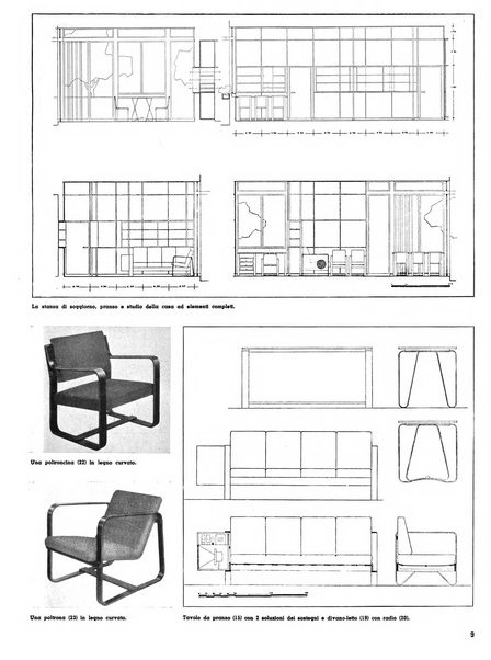 Domus architettura e arredamento dell'abitazione moderna in città e in campagna