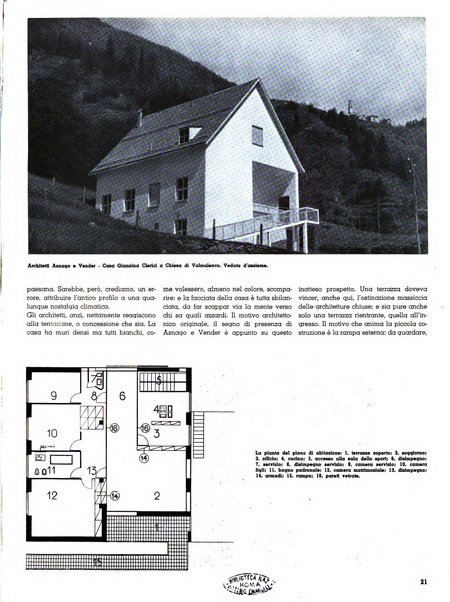 Domus architettura e arredamento dell'abitazione moderna in città e in campagna