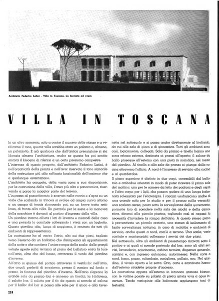 Domus architettura e arredamento dell'abitazione moderna in città e in campagna