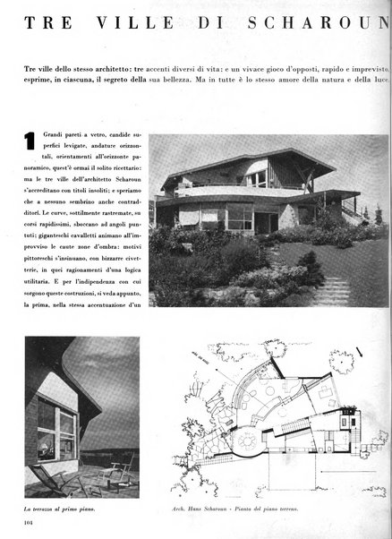 Domus architettura e arredamento dell'abitazione moderna in città e in campagna