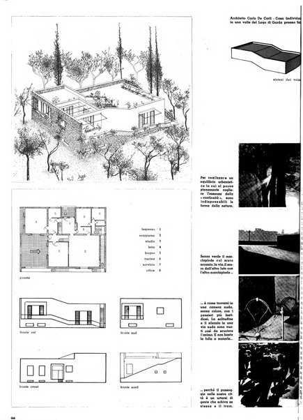 Domus architettura e arredamento dell'abitazione moderna in città e in campagna