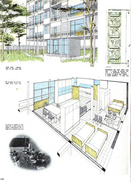 Domus architettura e arredamento dell'abitazione moderna in città e in campagna