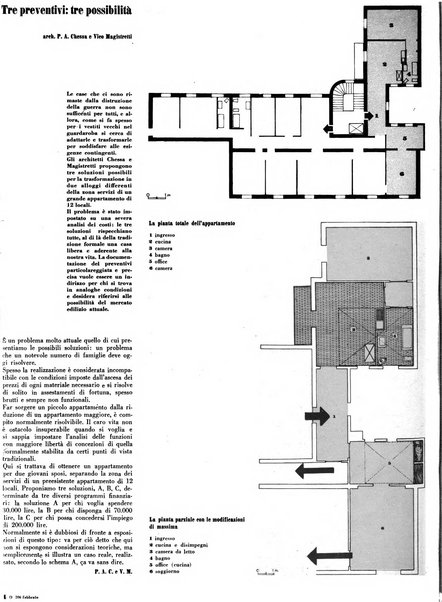 Domus architettura e arredamento dell'abitazione moderna in città e in campagna