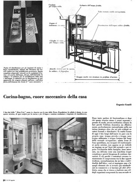 Domus architettura e arredamento dell'abitazione moderna in città e in campagna