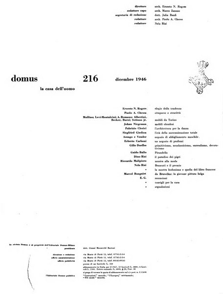 Domus architettura e arredamento dell'abitazione moderna in città e in campagna