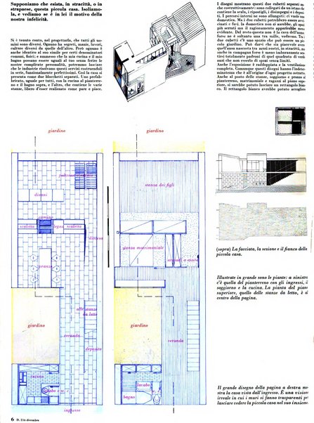 Domus architettura e arredamento dell'abitazione moderna in città e in campagna