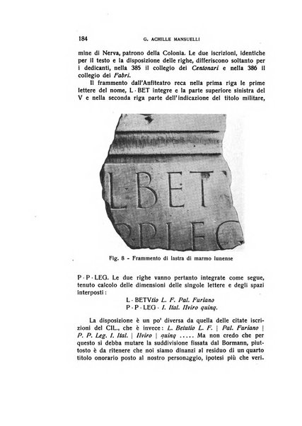 Epigraphica rivista italiana di epigrafia