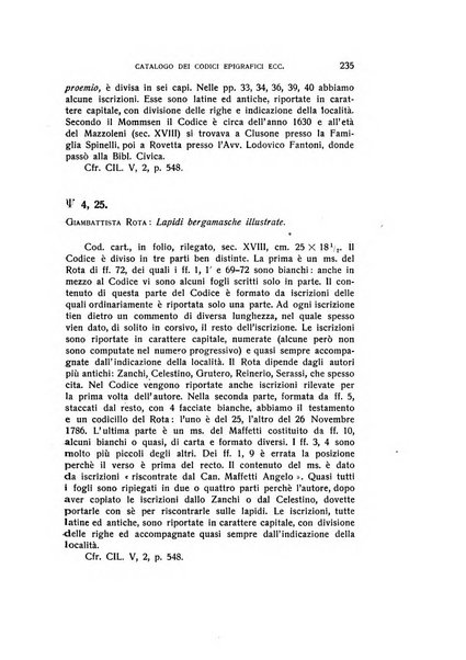 Epigraphica rivista italiana di epigrafia