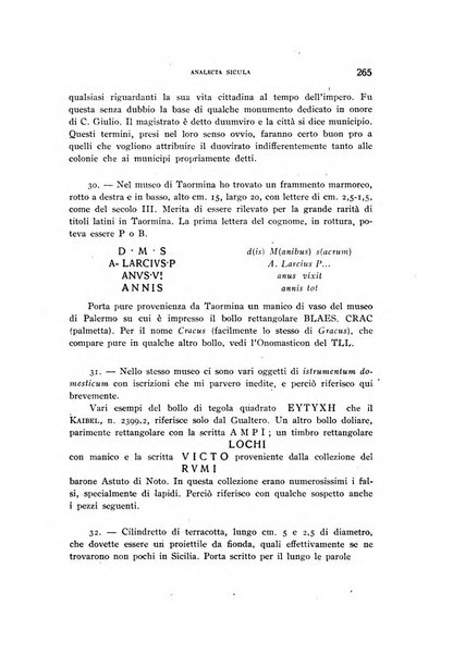 Epigraphica rivista italiana di epigrafia