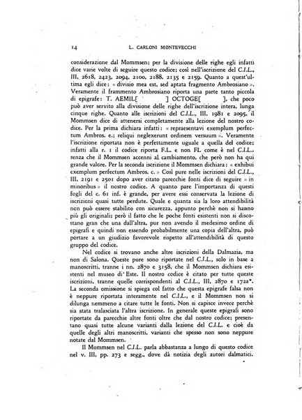 Epigraphica rivista italiana di epigrafia