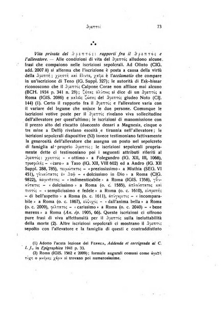 Epigraphica rivista italiana di epigrafia