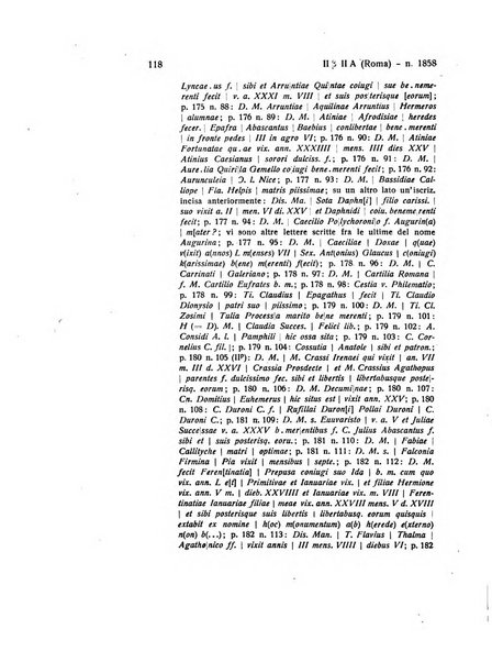 Epigraphica rivista italiana di epigrafia