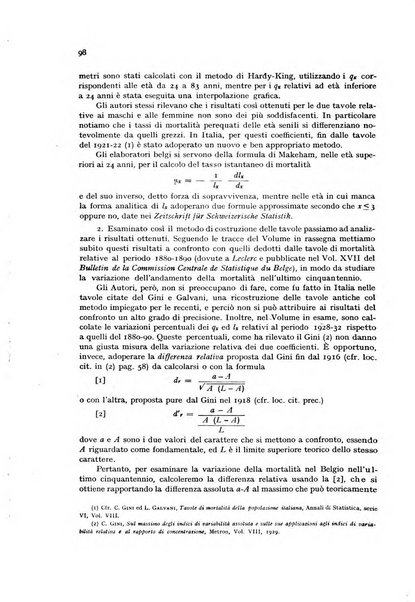 Genus organo del Comitato italiano per lo studio dei problemi della popolazione