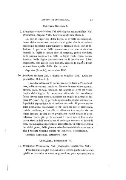 Nuovo giornale botanico italiano memorie della Società botanica italiana