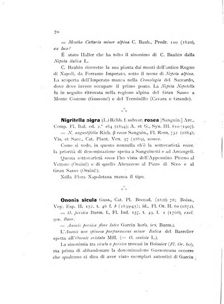 Nuovo giornale botanico italiano memorie della Società botanica italiana