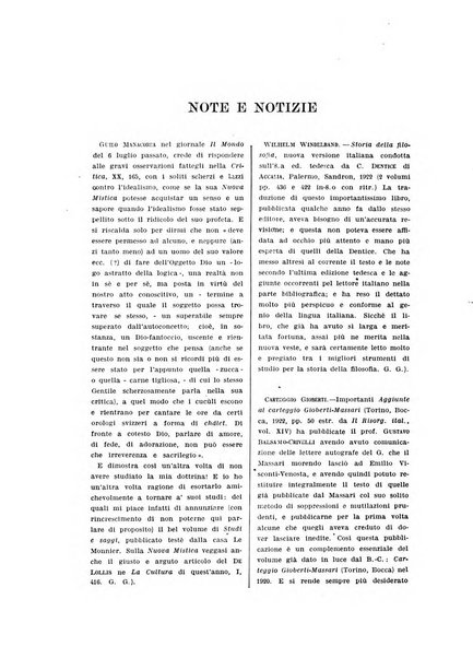 Giornale critico della filosofia italiana