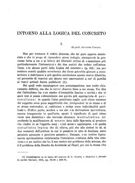 Giornale critico della filosofia italiana