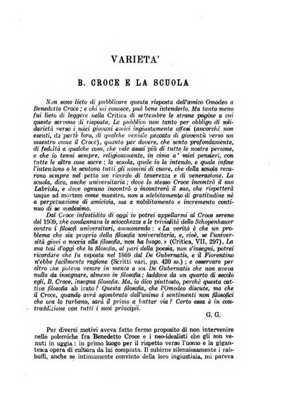 Giornale critico della filosofia italiana