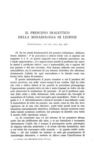 Giornale critico della filosofia italiana