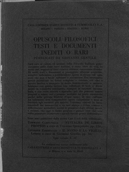 Giornale critico della filosofia italiana