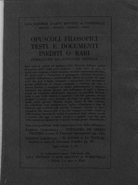 Giornale critico della filosofia italiana