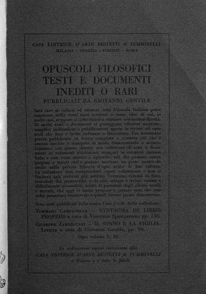 Giornale critico della filosofia italiana