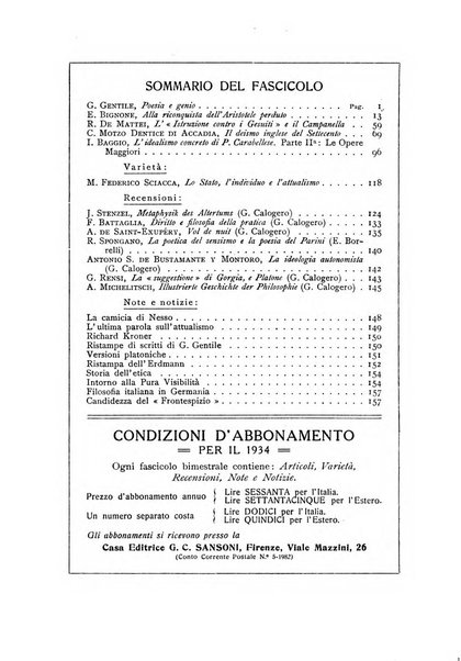 Giornale critico della filosofia italiana