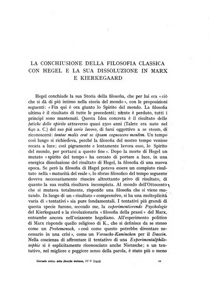 Giornale critico della filosofia italiana