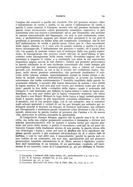 Giornale critico della filosofia italiana