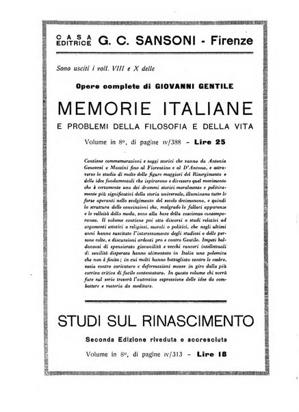 Giornale critico della filosofia italiana