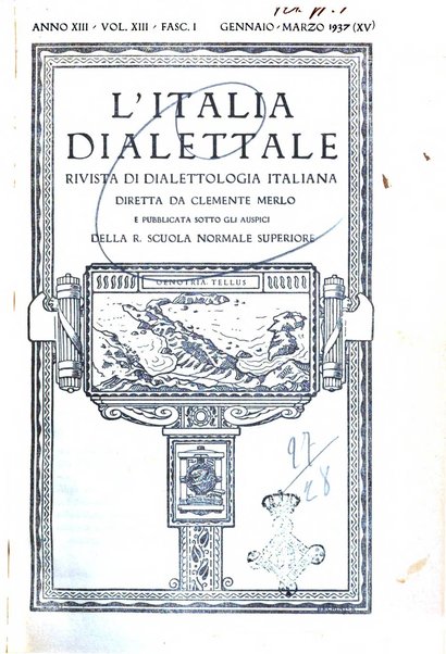 L'Italia dialettale Rivista di dialettologia italiana