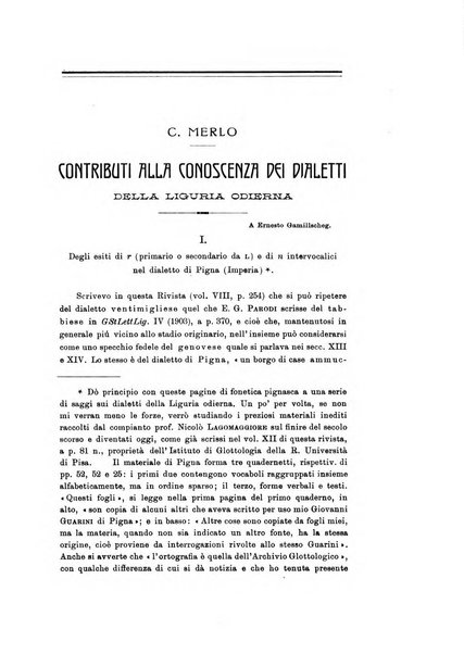 L'Italia dialettale Rivista di dialettologia italiana