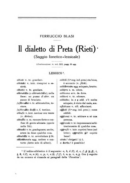 L'Italia dialettale Rivista di dialettologia italiana