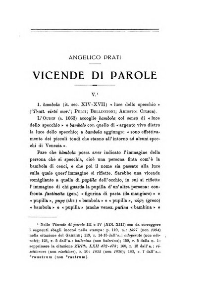 L'Italia dialettale Rivista di dialettologia italiana