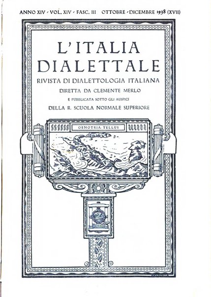 L'Italia dialettale Rivista di dialettologia italiana