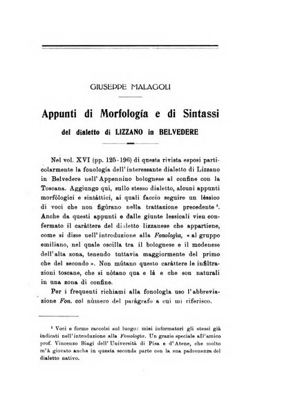 L'Italia dialettale Rivista di dialettologia italiana