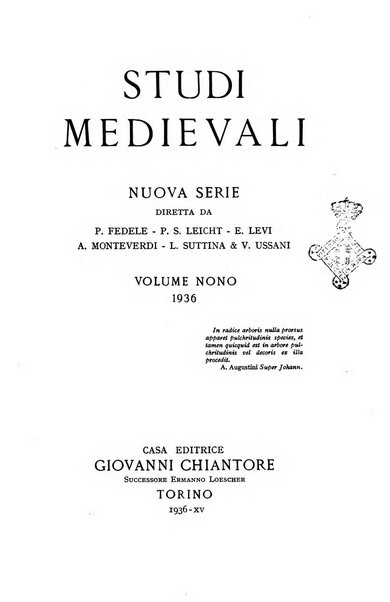 Studi medievali