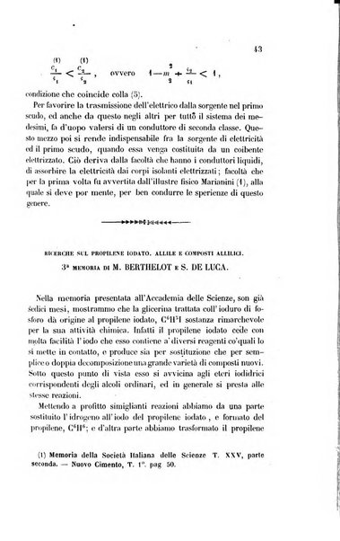 Il nuovo cimento giornale di fisica, di chimica, e delle loro applicazioni alla medicina, alla farmacia ed alle arti industriali