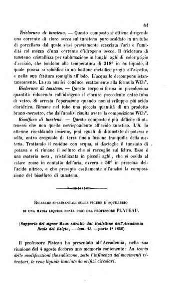 Il nuovo cimento giornale di fisica, di chimica, e delle loro applicazioni alla medicina, alla farmacia ed alle arti industriali