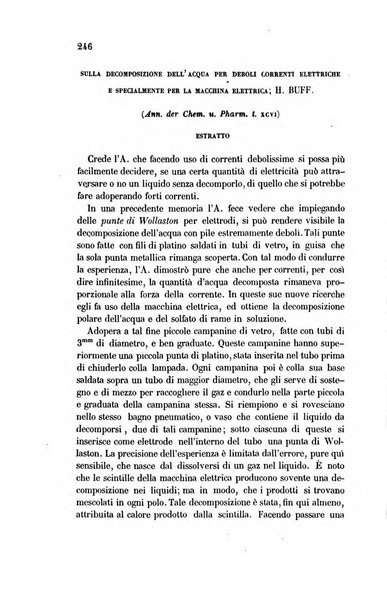 Il nuovo cimento giornale di fisica, di chimica, e delle loro applicazioni alla medicina, alla farmacia ed alle arti industriali