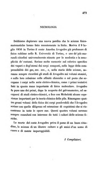 Il nuovo cimento giornale di fisica, di chimica, e delle loro applicazioni alla medicina, alla farmacia ed alle arti industriali