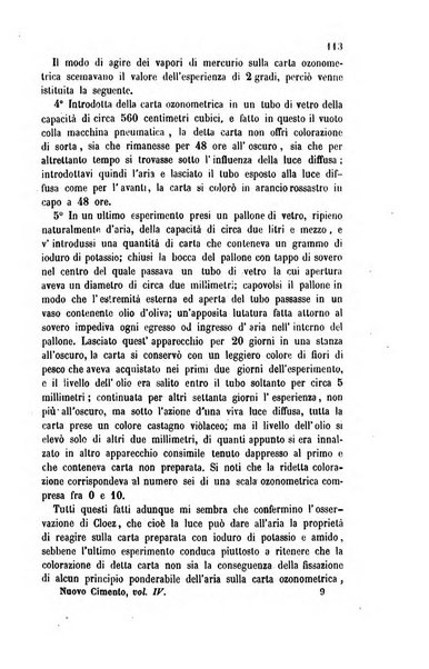 Il nuovo cimento giornale di fisica, di chimica, e delle loro applicazioni alla medicina, alla farmacia ed alle arti industriali