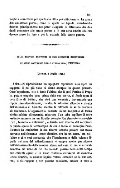 Il nuovo cimento giornale di fisica, di chimica, e delle loro applicazioni alla medicina, alla farmacia ed alle arti industriali