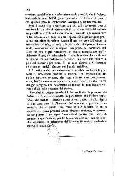 Il nuovo cimento giornale di fisica, di chimica, e delle loro applicazioni alla medicina, alla farmacia ed alle arti industriali