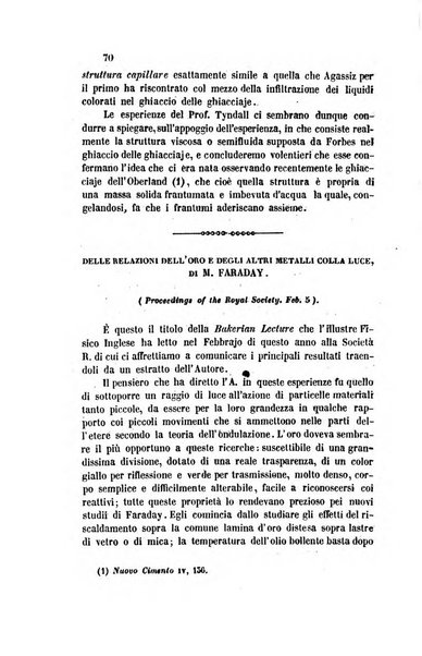 Il nuovo cimento giornale di fisica, di chimica, e delle loro applicazioni alla medicina, alla farmacia ed alle arti industriali