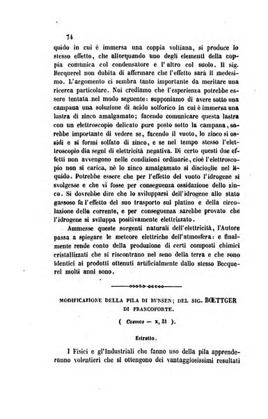 Il nuovo cimento giornale di fisica, di chimica, e delle loro applicazioni alla medicina, alla farmacia ed alle arti industriali