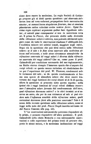 Il nuovo cimento giornale di fisica, di chimica, e delle loro applicazioni alla medicina, alla farmacia ed alle arti industriali