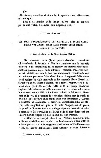 Il nuovo cimento giornale di fisica, di chimica, e delle loro applicazioni alla medicina, alla farmacia ed alle arti industriali