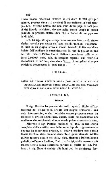 Il nuovo cimento giornale di fisica, di chimica, e delle loro applicazioni alla medicina, alla farmacia ed alle arti industriali