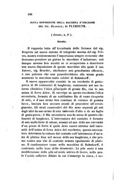 Il nuovo cimento giornale di fisica, di chimica, e delle loro applicazioni alla medicina, alla farmacia ed alle arti industriali